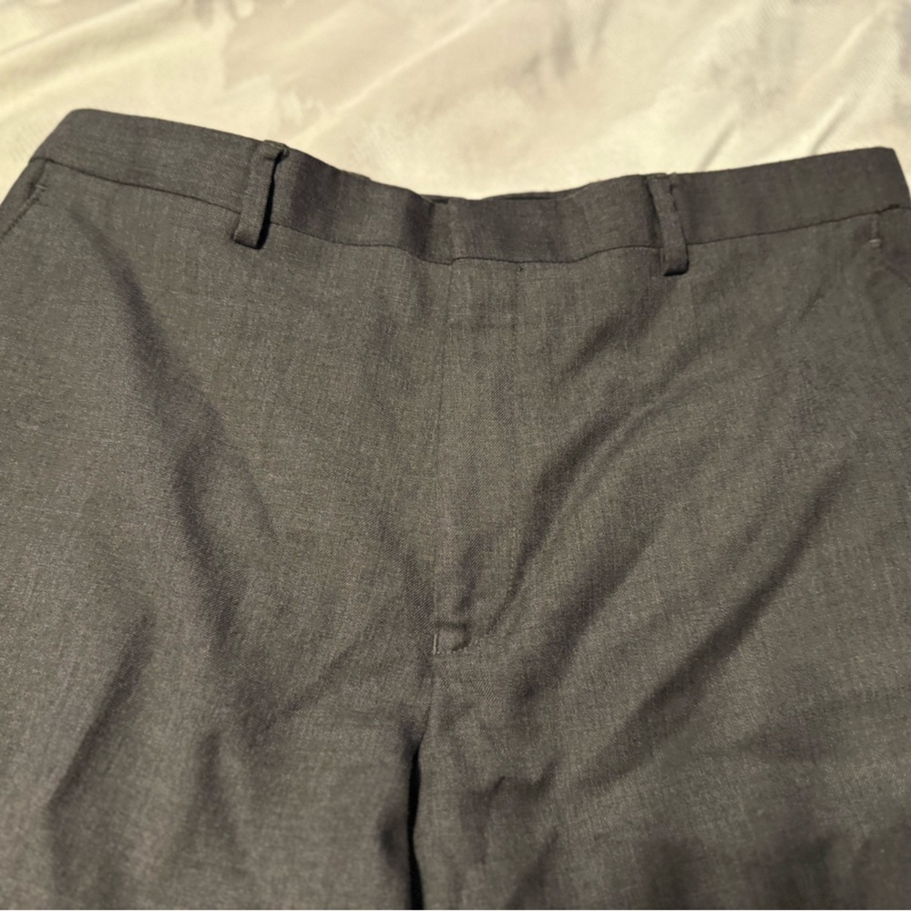 Men’s grey Like new dress pants. Joseph A Bank. 34x30 - Picture 7 of 13